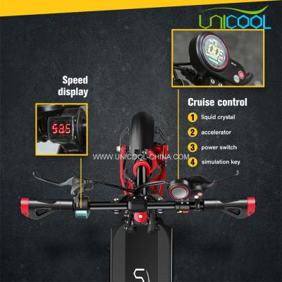 Unicool 2022 nouveauté 10 pouces 2000w pliable adulte double moteur e scooter VDM 10 scooter électrique